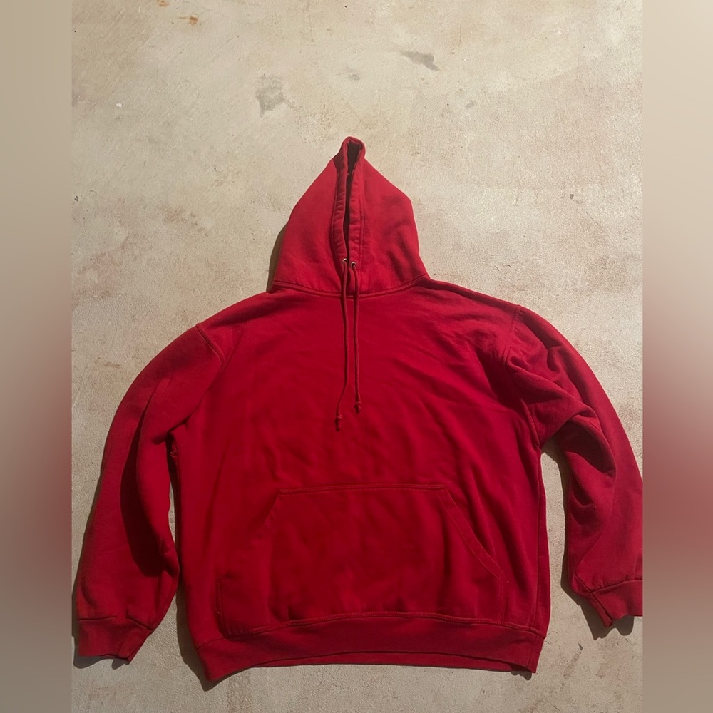 Red Heavy Blend Hoodie